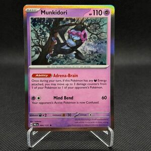 Pokémon Munkidori Paradox Rift #044 Rare Holo NM